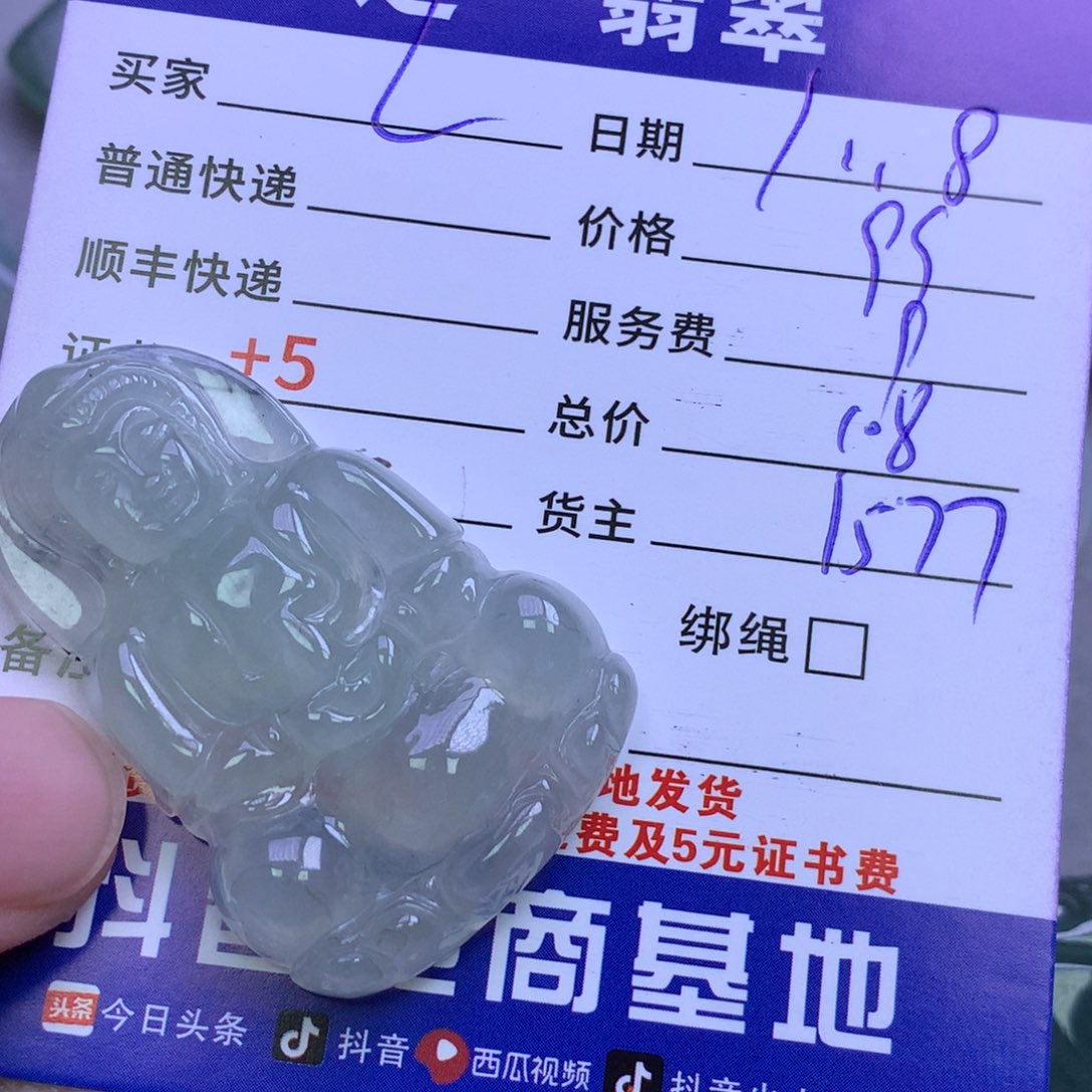 颈饰未镶嵌翡翠L****回