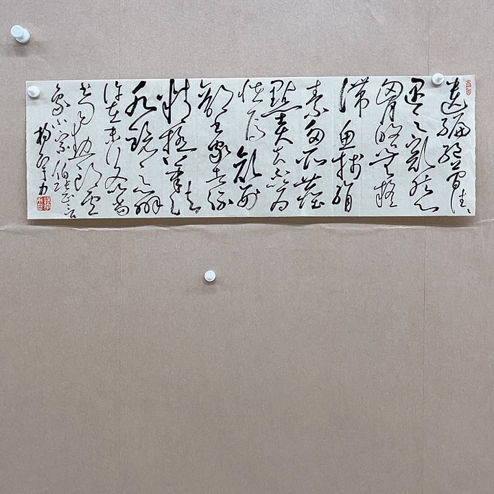 书法杨宇力 25*78㎝浙江  三届届展
