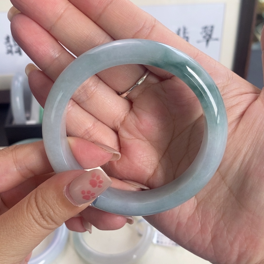 未镶嵌手镯翡翠58.5