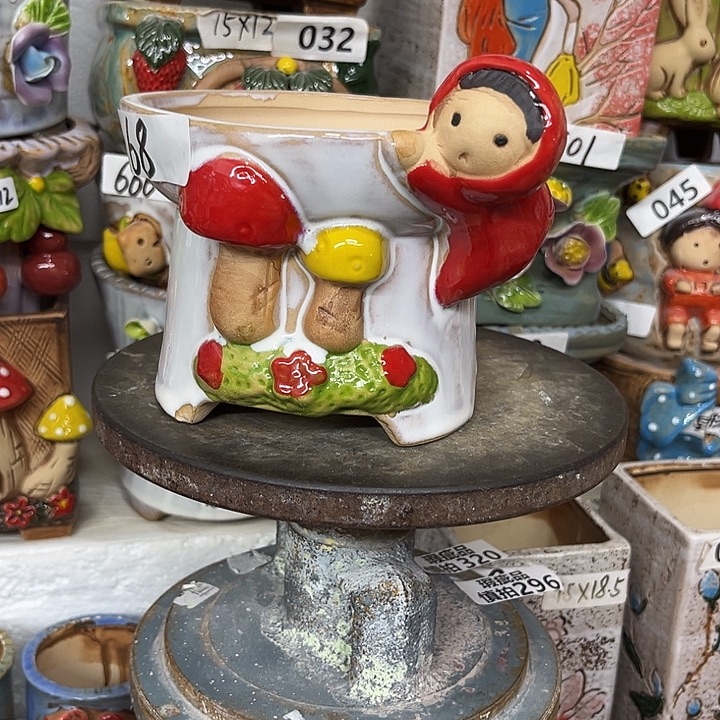 粗陶材质多肉花盆