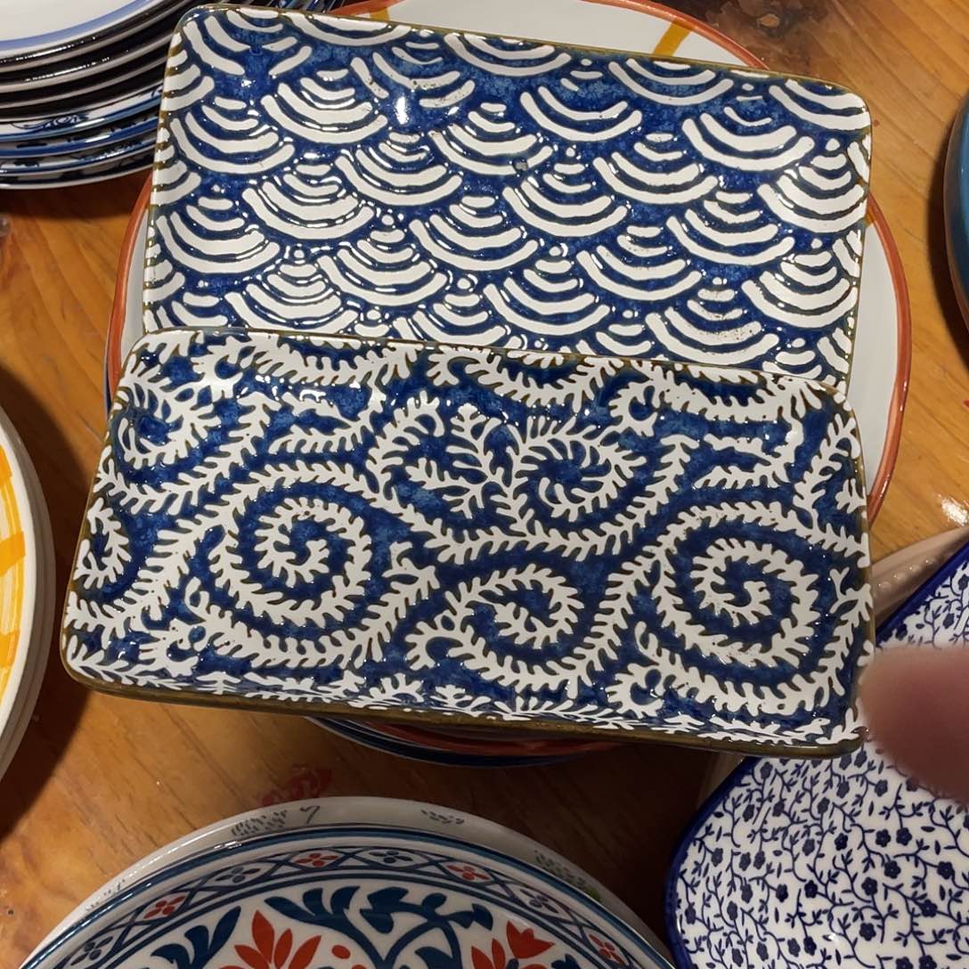 瓷    7寸温佩家陶瓷   2个