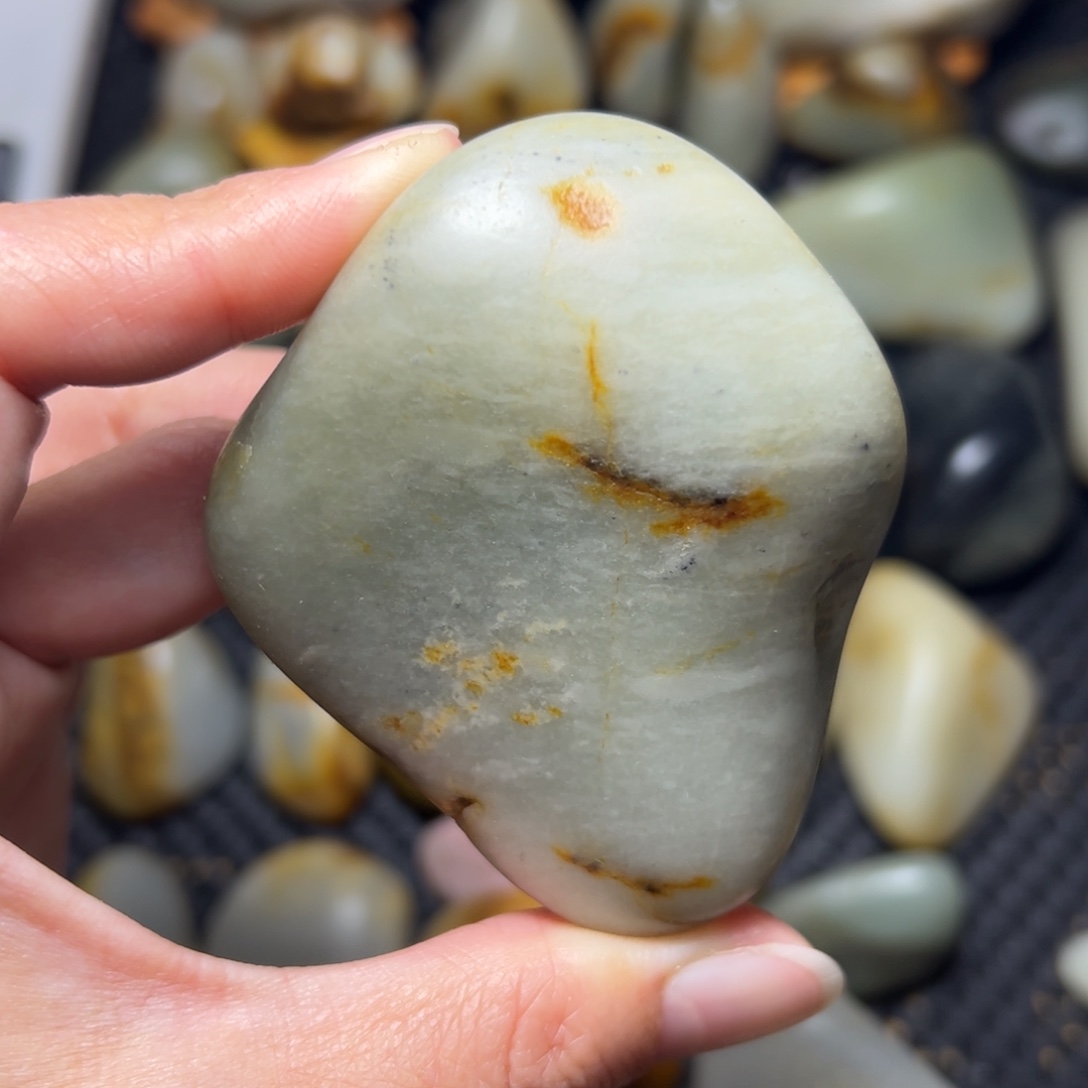 用***7和田玉未镶嵌挂件A50