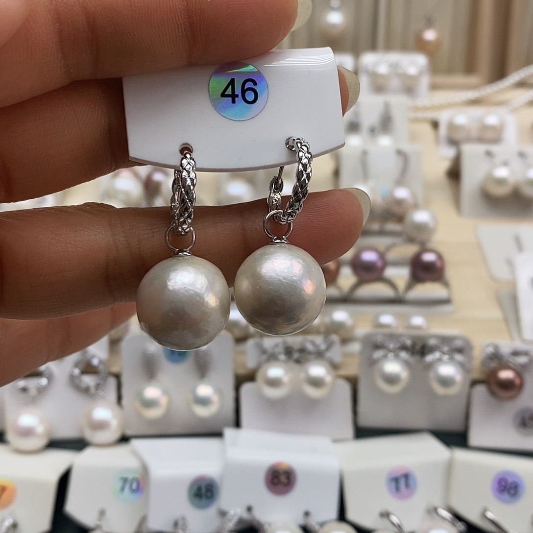 淡水珍珠颈饰银S925镶嵌