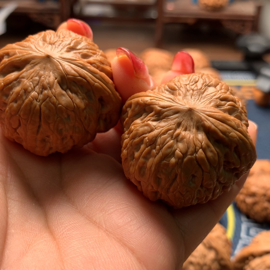 【闪购商品】把件文玩核桃喇**殊铁锤41