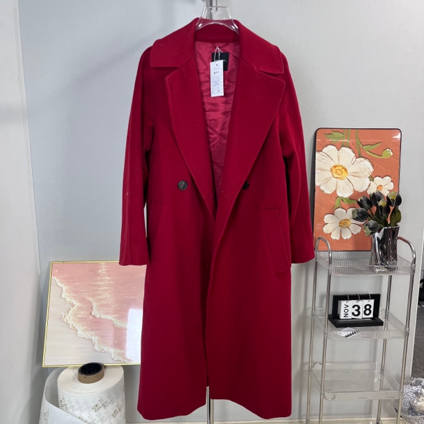 99新 MaxMara MaxMara 红色 大衣 99新 36码 A6117