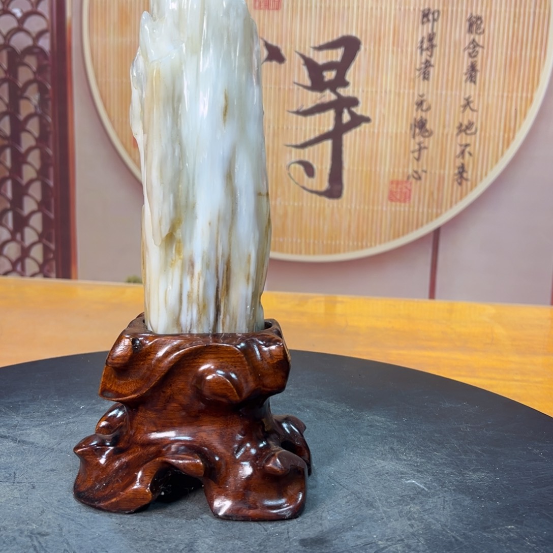 硅化玉（树化玉）未镶嵌摆件