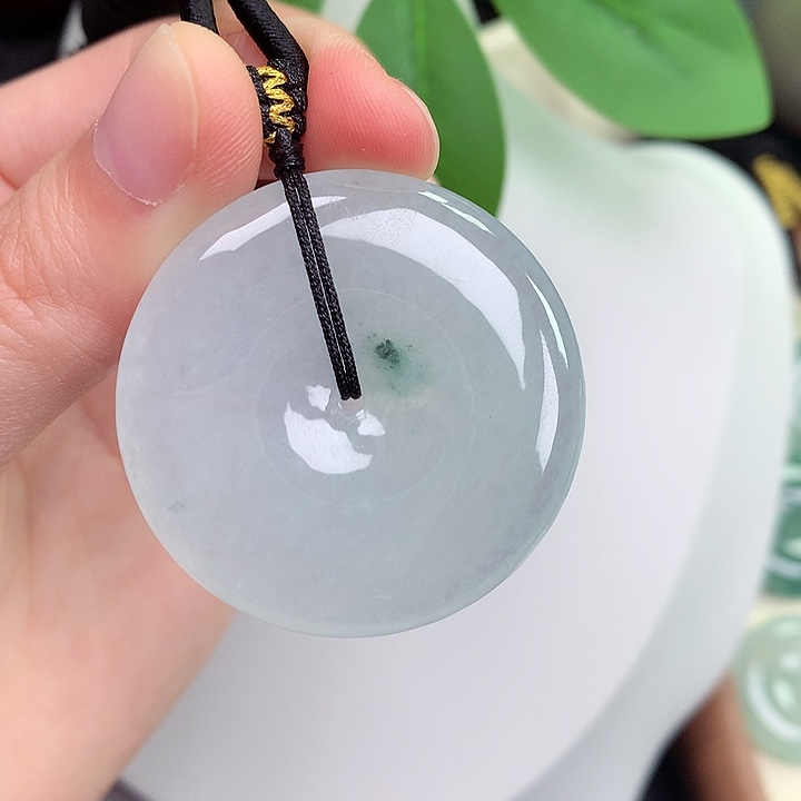 颈饰未镶嵌翡翠平安扣37.6-6.1mm