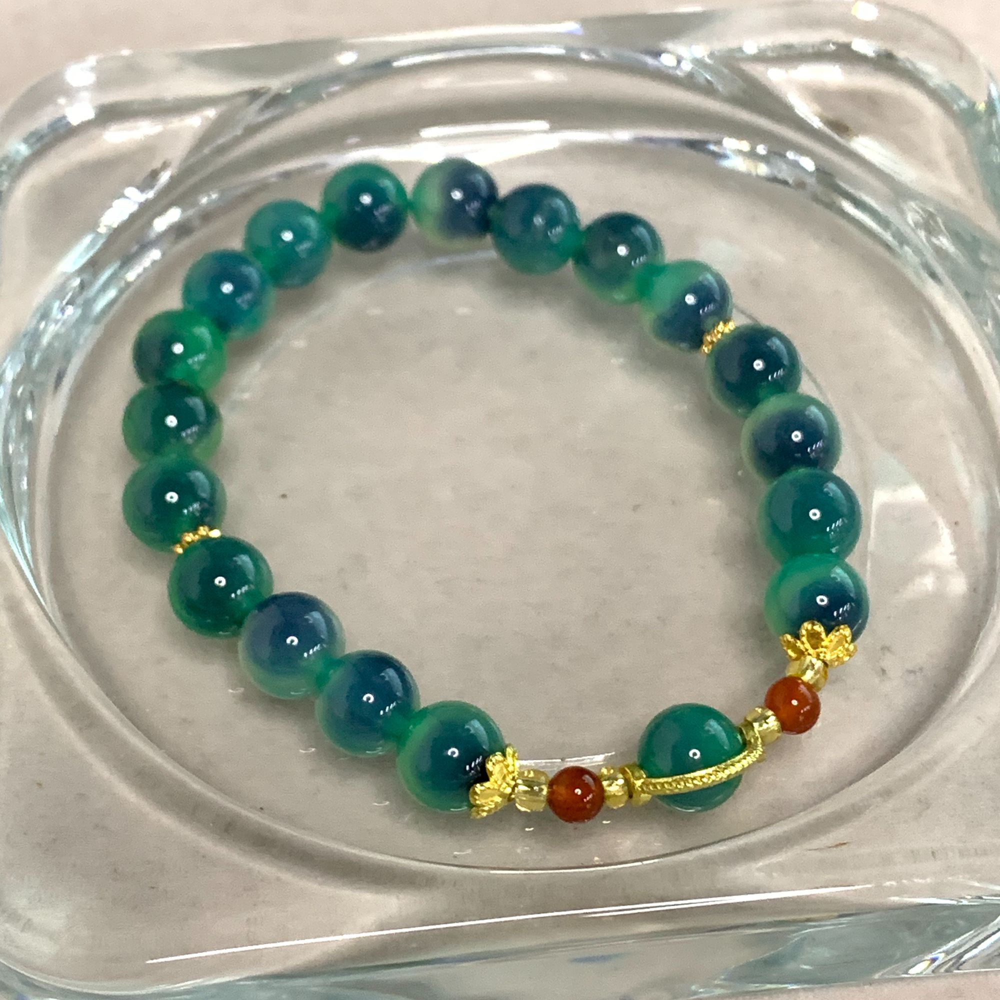 【昕禧·禧溏心】糖心玛瑙手串