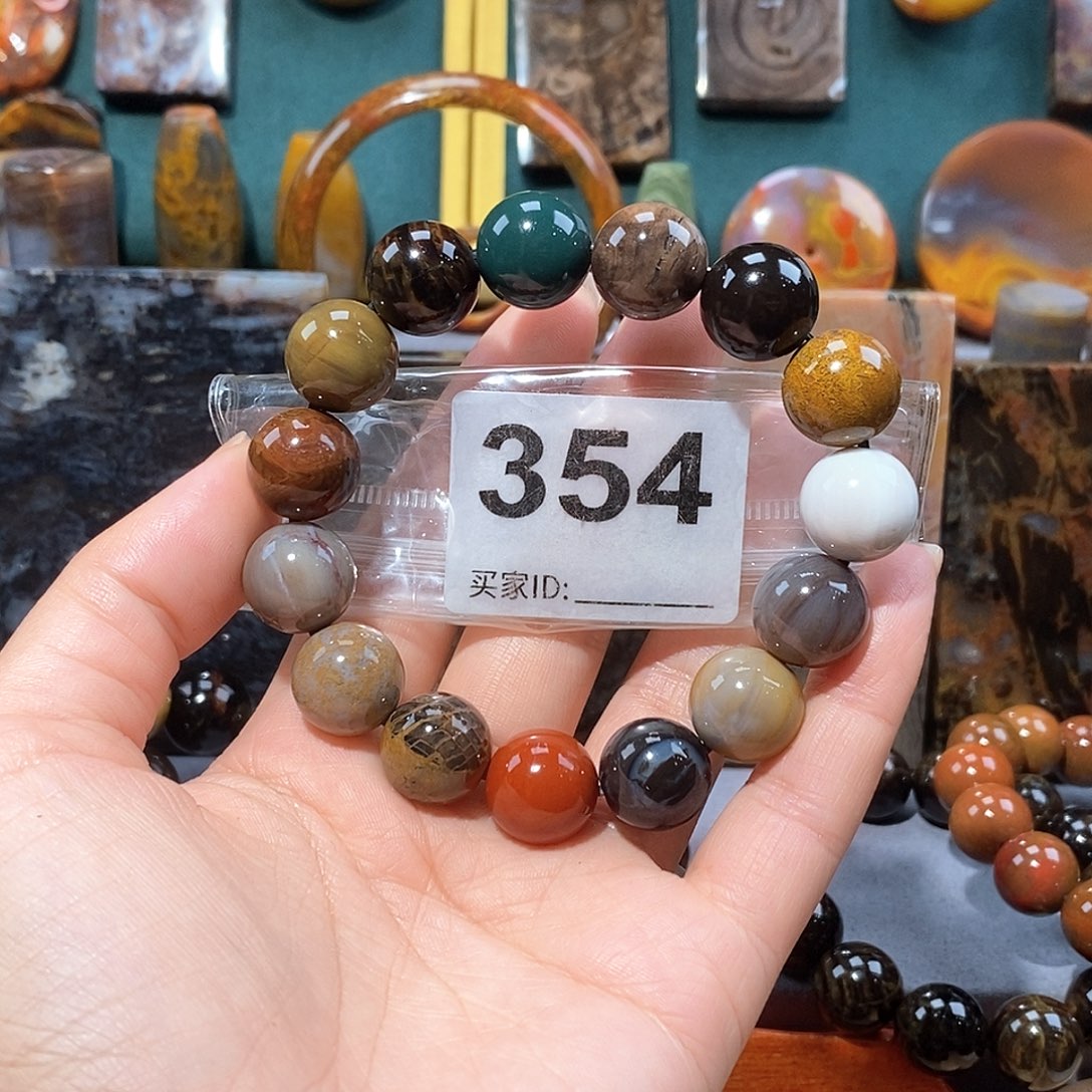 硅化玉天然北票硅化玉手串未镶嵌天然北票硅化玉手串