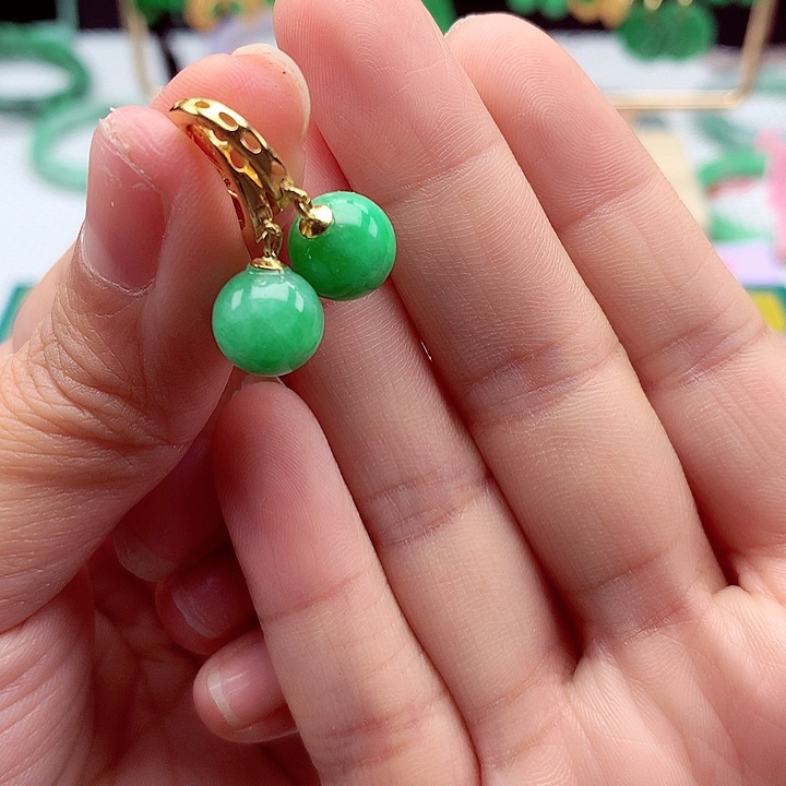 翡翠颈饰银S925镶嵌翡翠