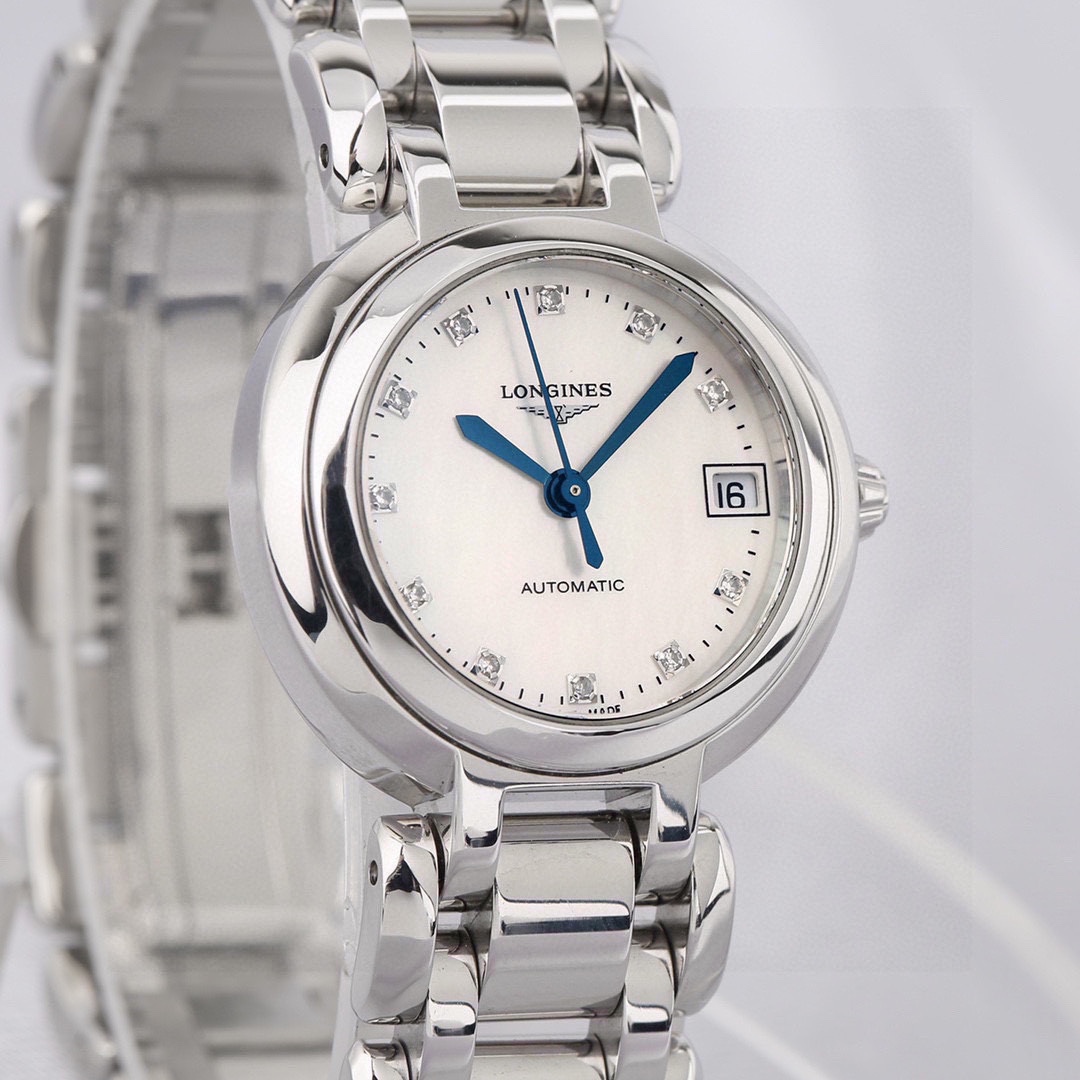 99新 Longines/浪琴 星月贝母钻自动机械