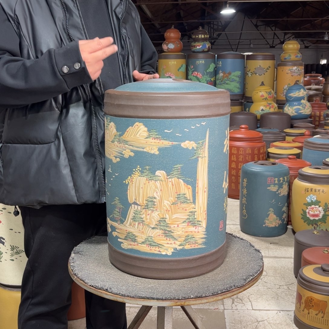 紫砂茶叶罐茶叶罐