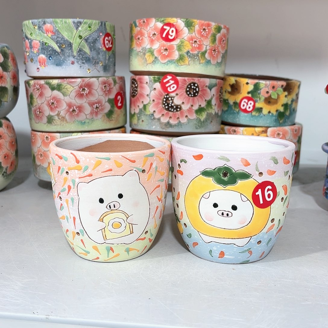 紫砂花盆手工花盆默认微瑕8:8