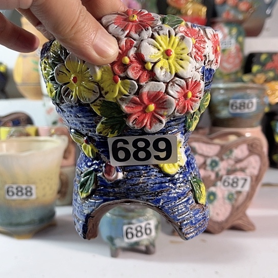 红陶多肉植物花盆