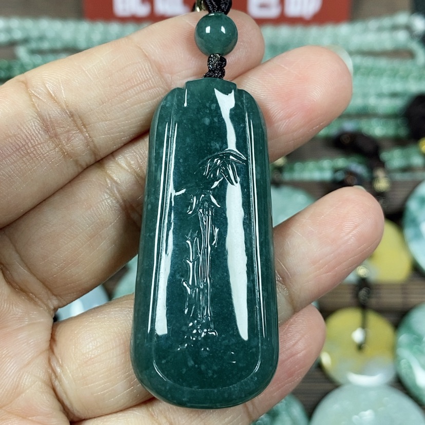 【闪购商品】翡翠颈饰未镶嵌玉吊坠翡翠玉节节高