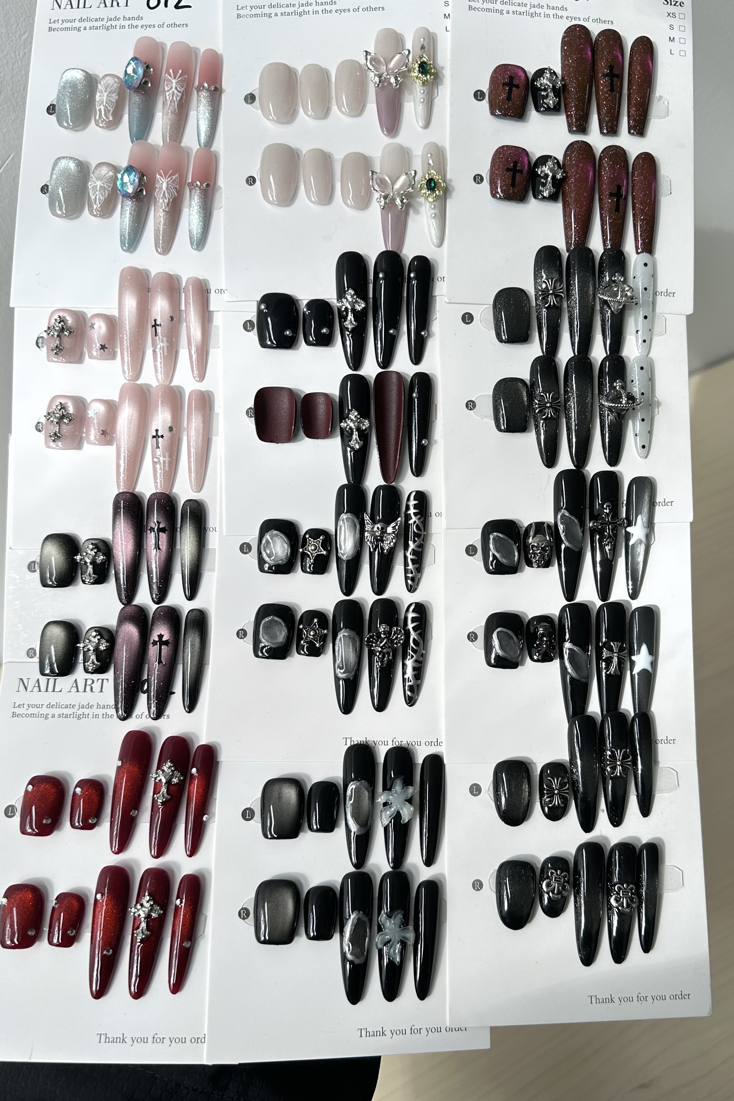 【编号001-046对准编码下单】啵啵间专属链接纯手工穿戴甲游戏甲