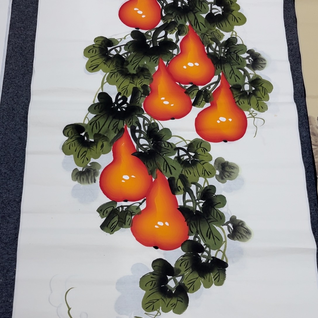 国画老师手绘作品