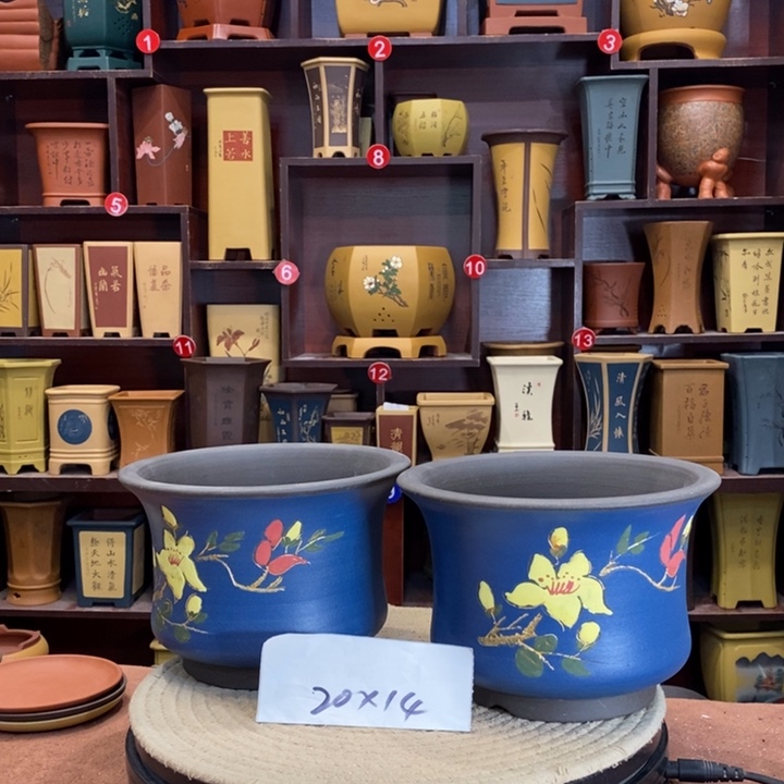 紫砂花盆紫砂花盆