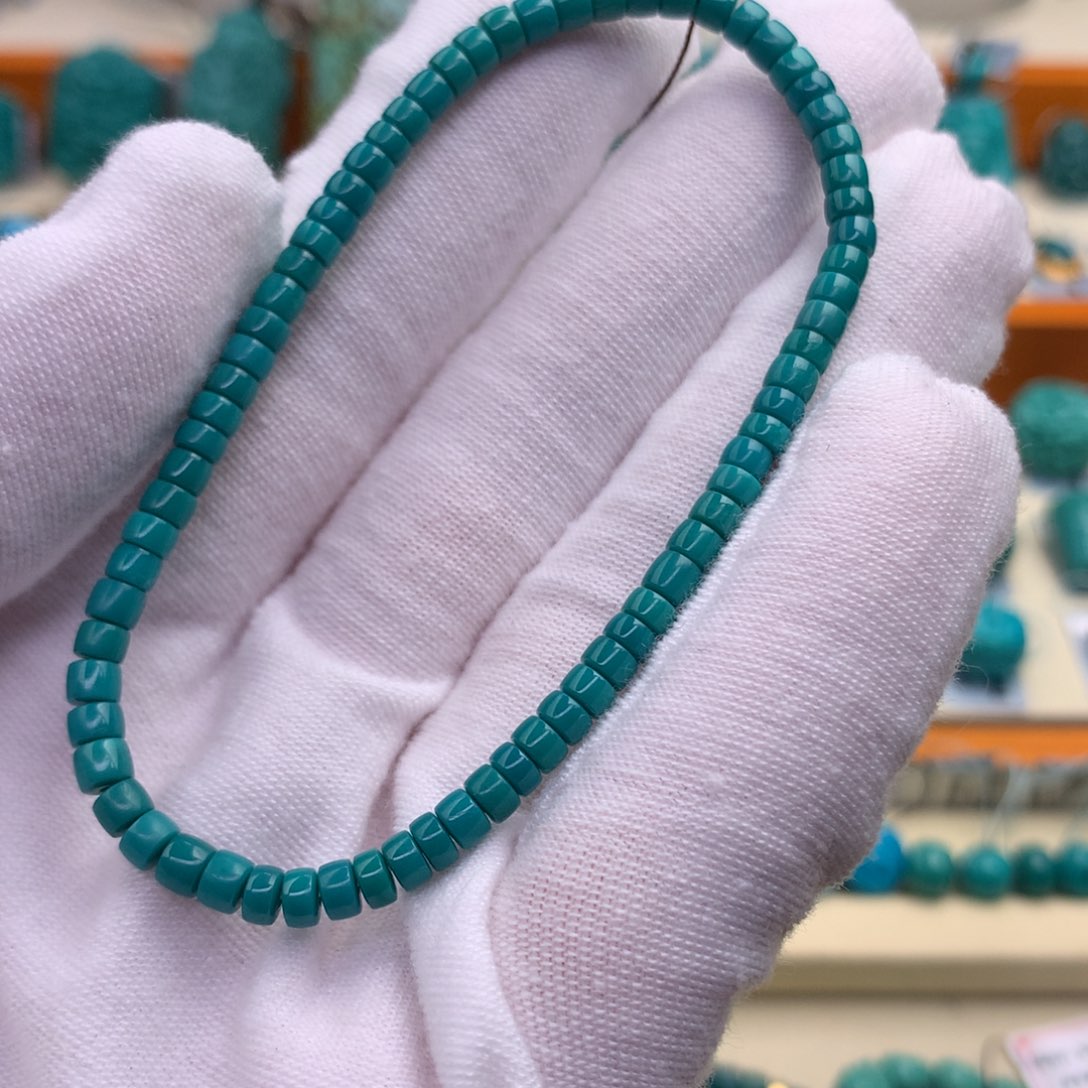 未镶嵌绿松石直切手串