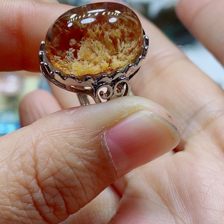 水晶戒指未镶嵌水晶