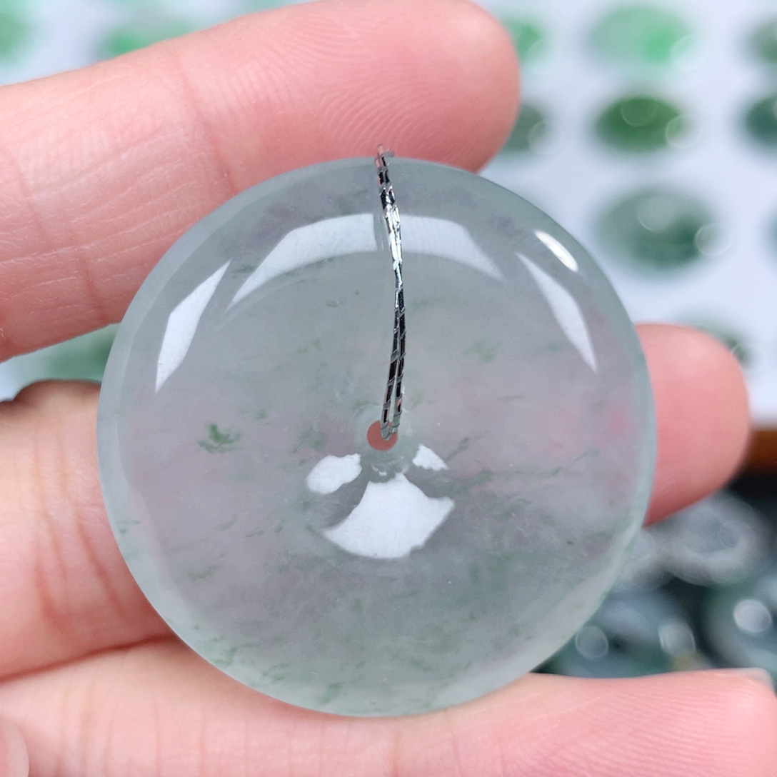 翡翠未镶嵌吊坠(不含链)33.5-6.5