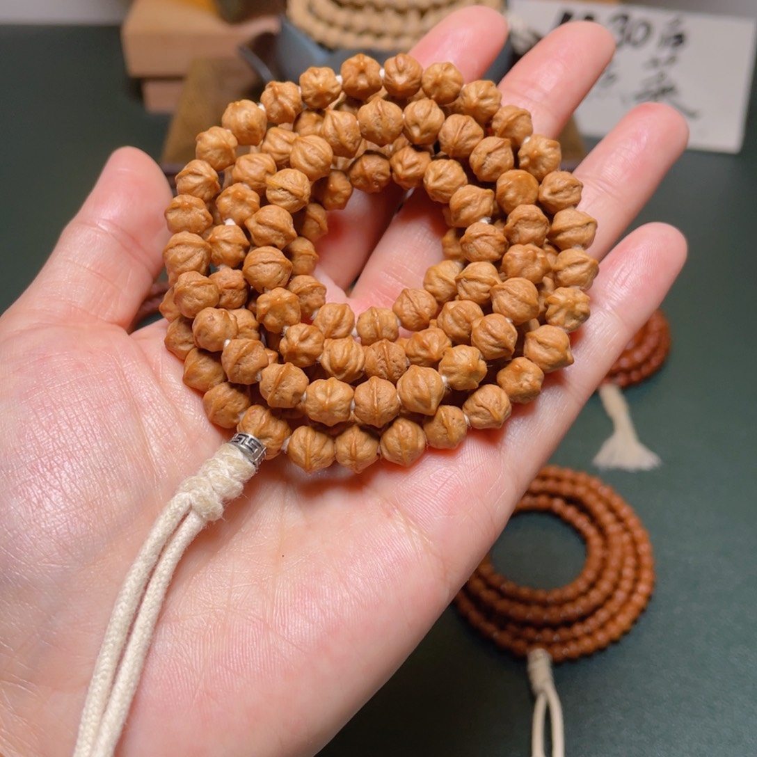 柏香籽/百香籽吊坠白牙横打长串