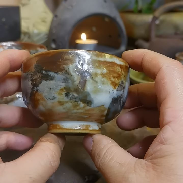 盘手工高温原矿窑变