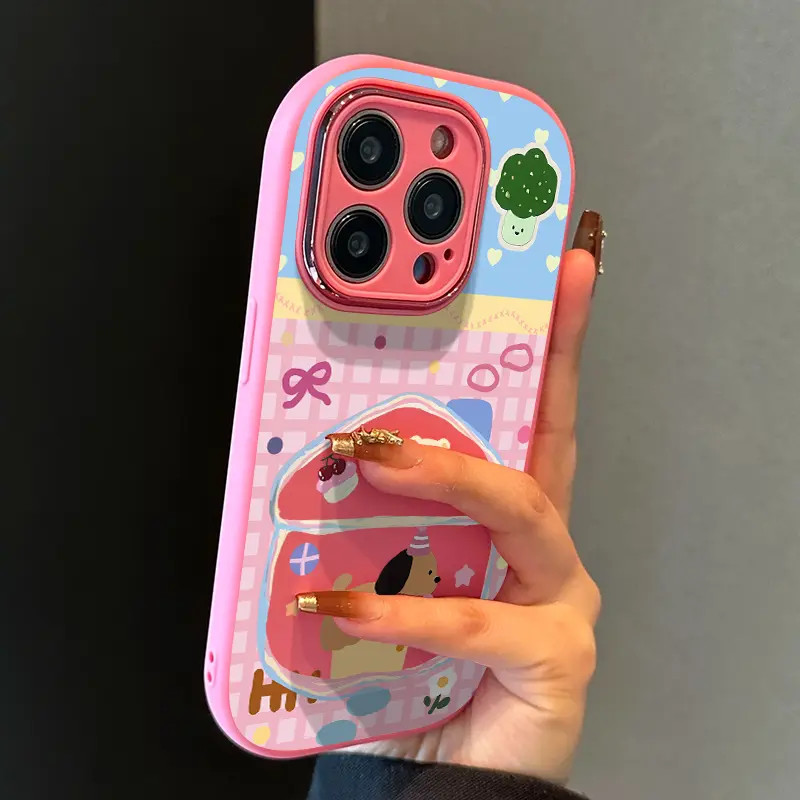 屋子小狗适用iphone15手机壳苹果11/12/14promax硅胶13pro软壳