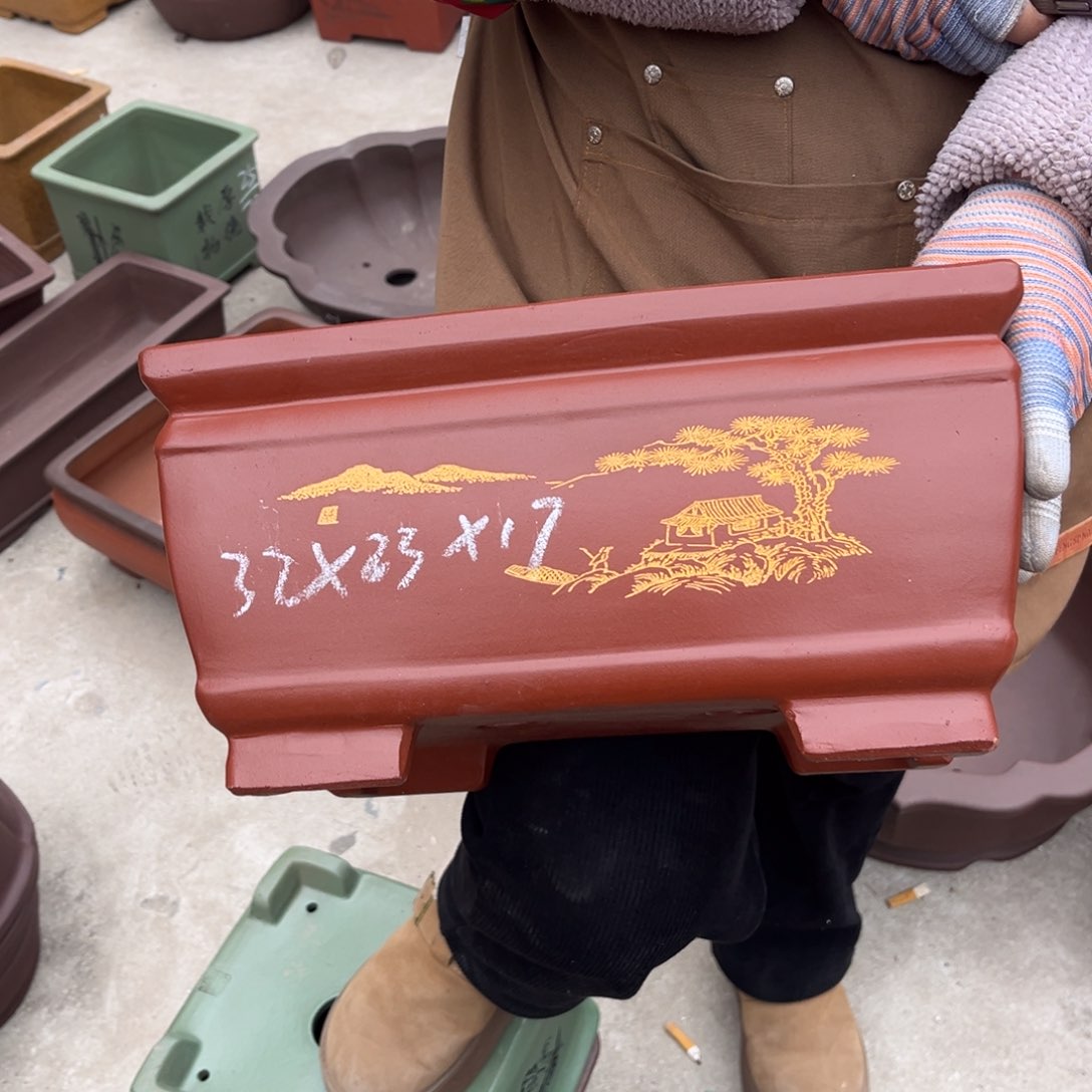 紫砂花盆盆景艺术