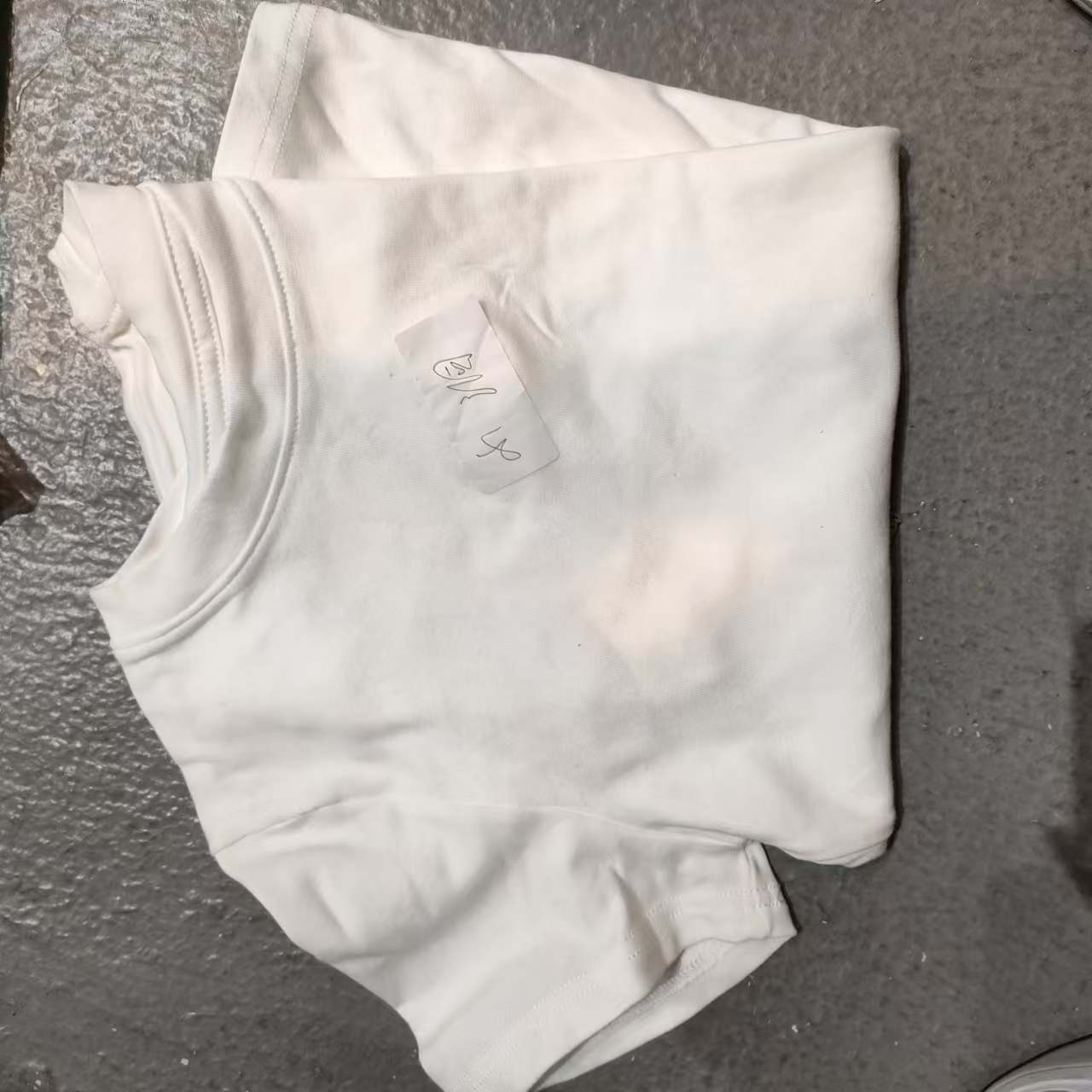 次品白色短袖-果梓0036