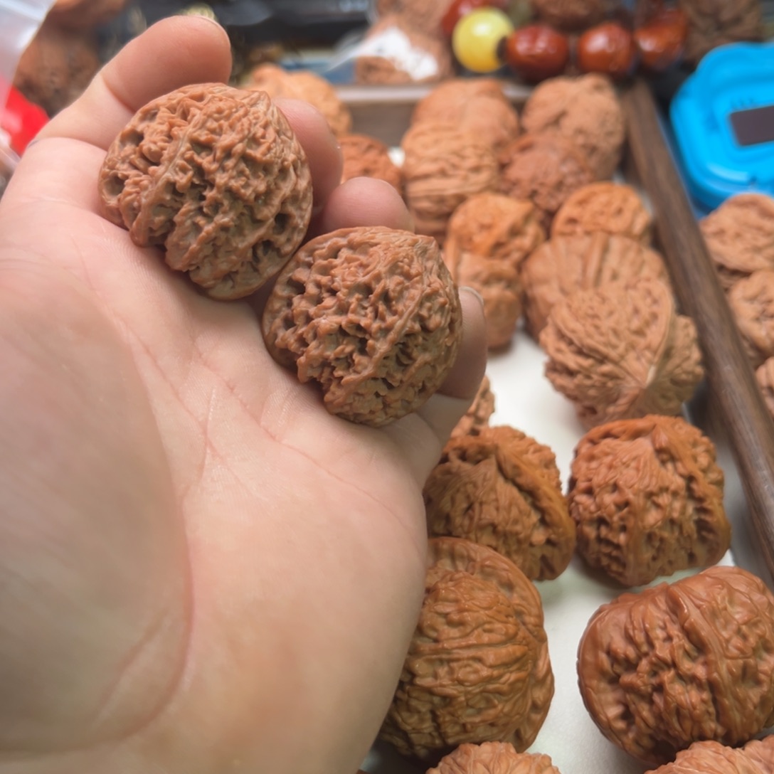 *****文玩核桃把件卡健健康康快快乐乐咯哦