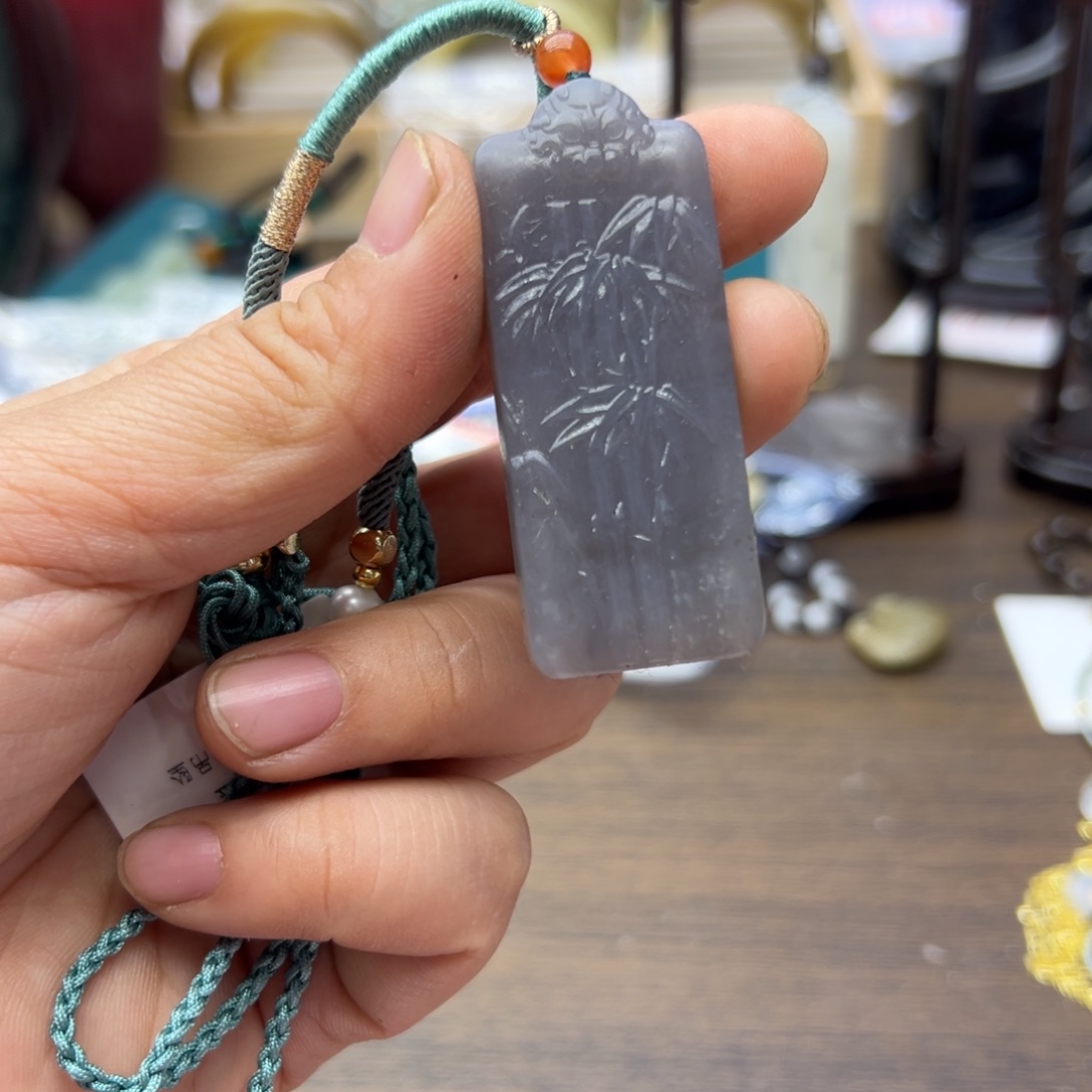 和田玉未镶嵌颈饰455