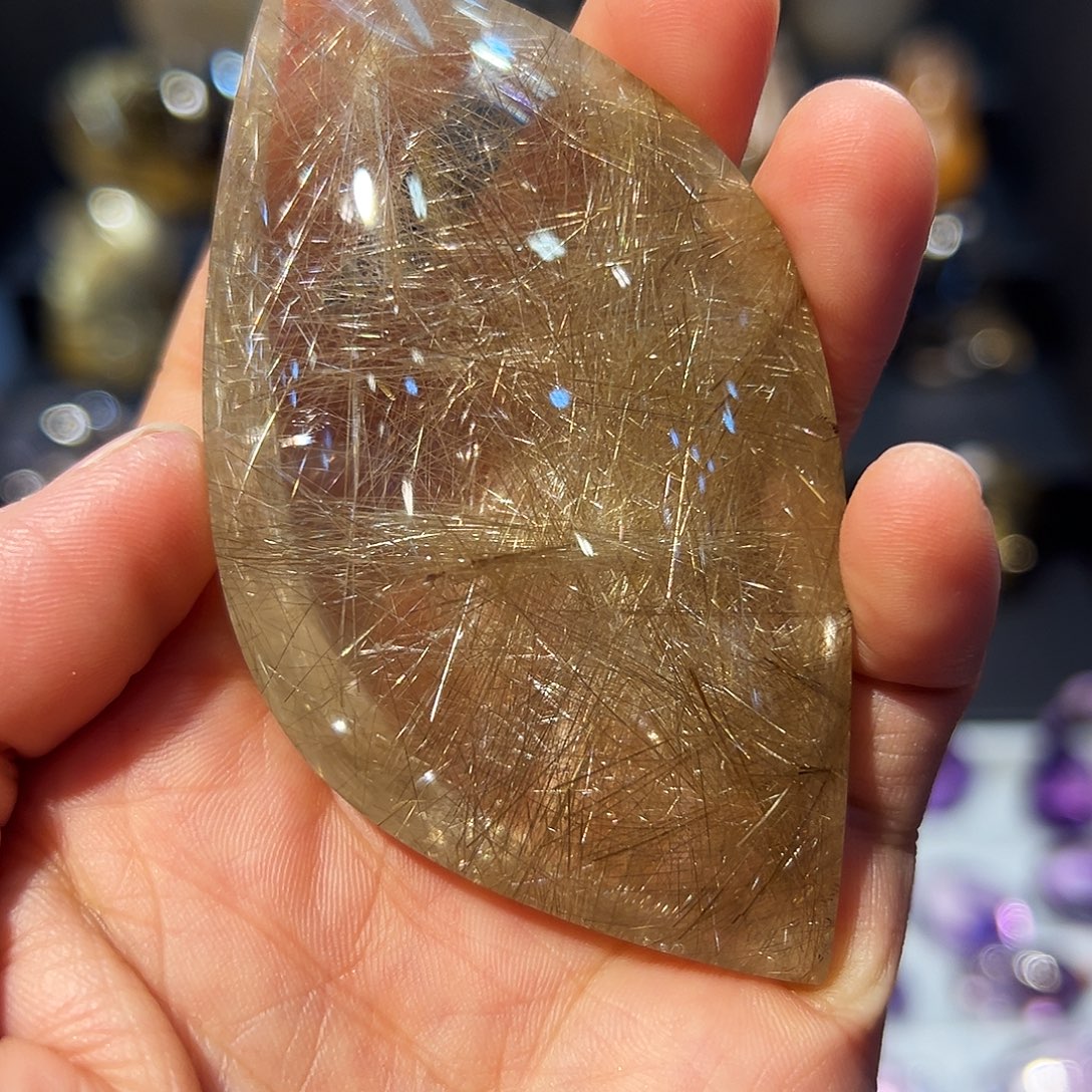 颈饰未镶嵌发晶手把件