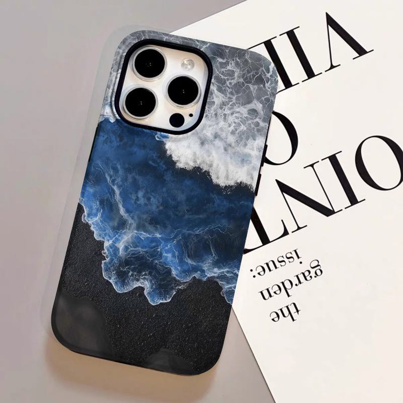 海浪个性适用苹果17手机壳iphone16小米1514新款iqoo13一加12男生