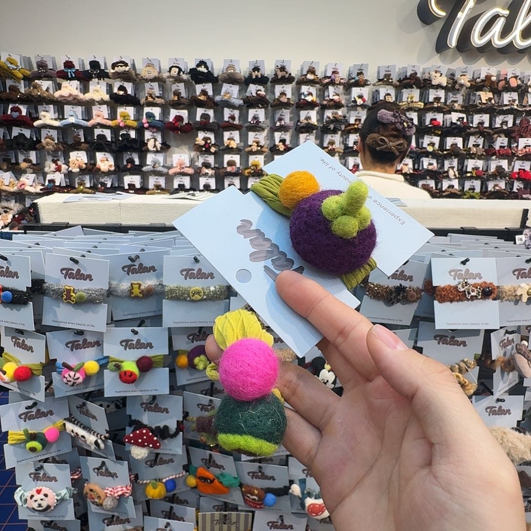 三***，布艺非金属两件发绳