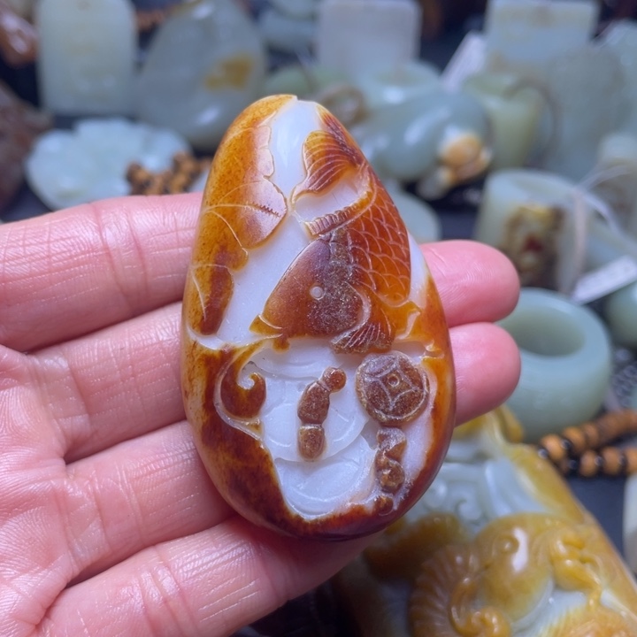 和田玉挂件未镶嵌