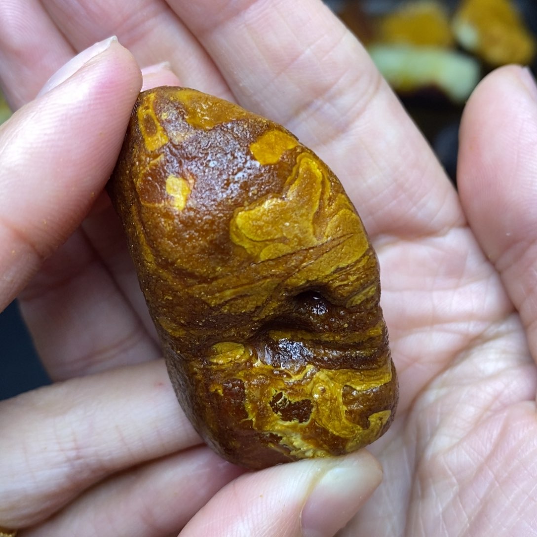 未镶嵌定制蜜蜡胖