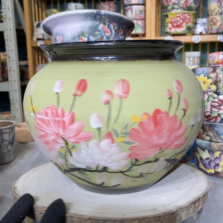 红陶景德镇艺术手绘作品