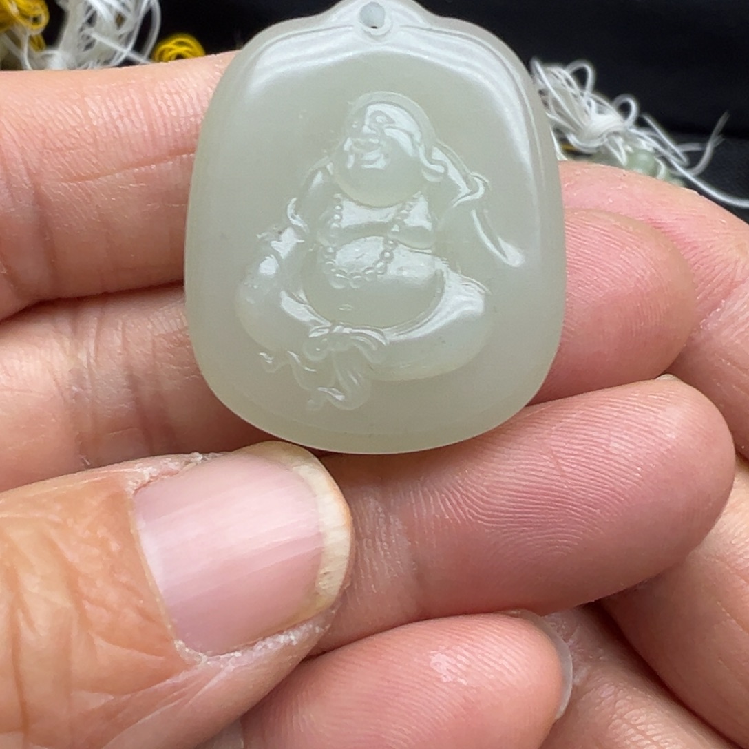 和田玉（糖玉）未镶嵌吊坠(不含链)