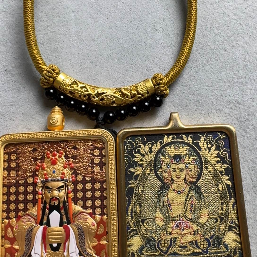 吊坠道****5双面定制五爷 大日