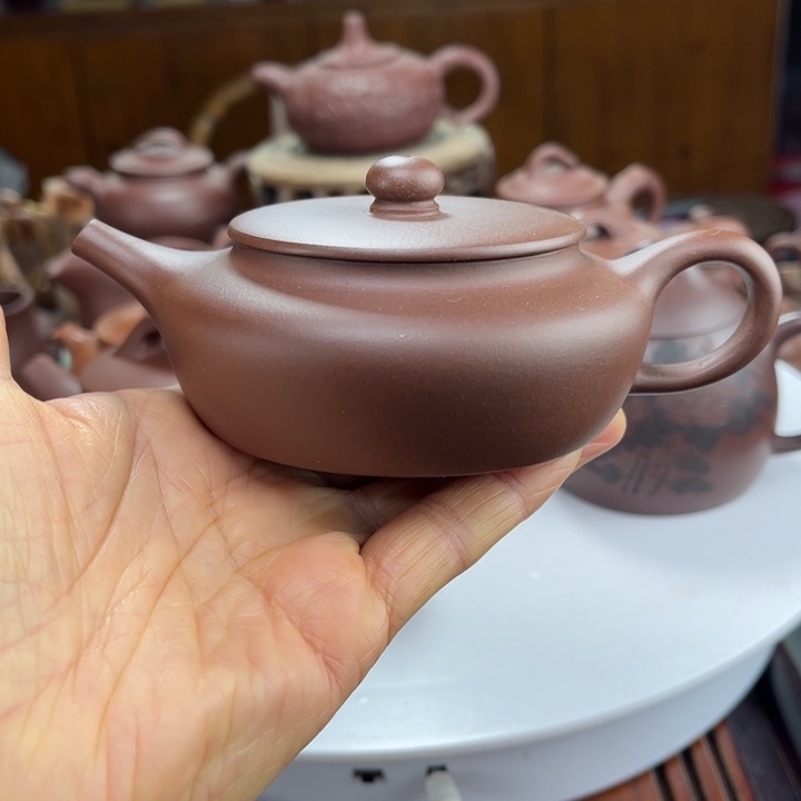 紫砂茶壶紫砂花茶