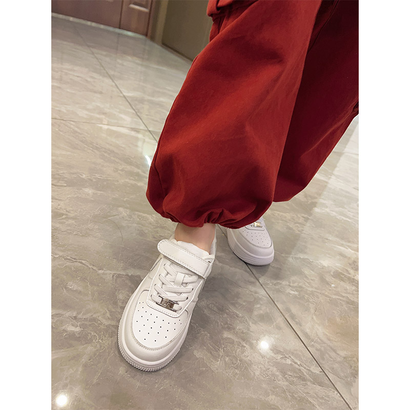 儿童休闲板鞋小白色13326#