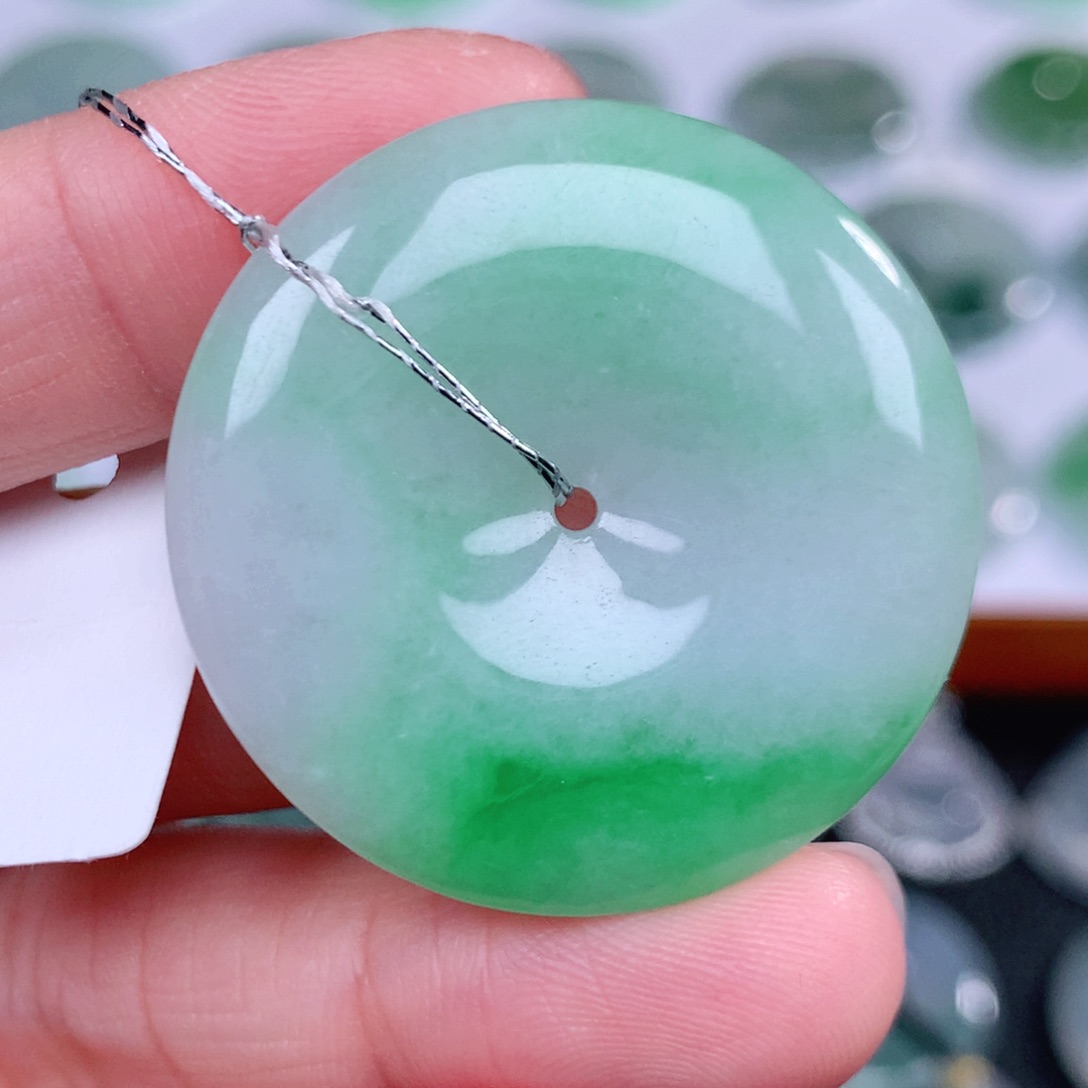 翡翠未镶嵌吊坠(不含链)34.5-5.5