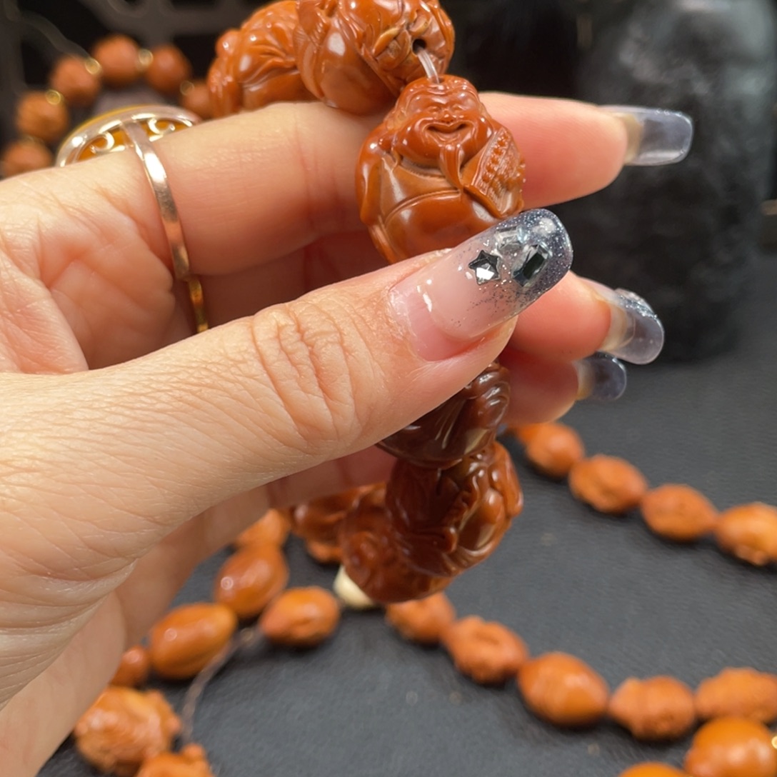 手串/手链橄榄核财神6764