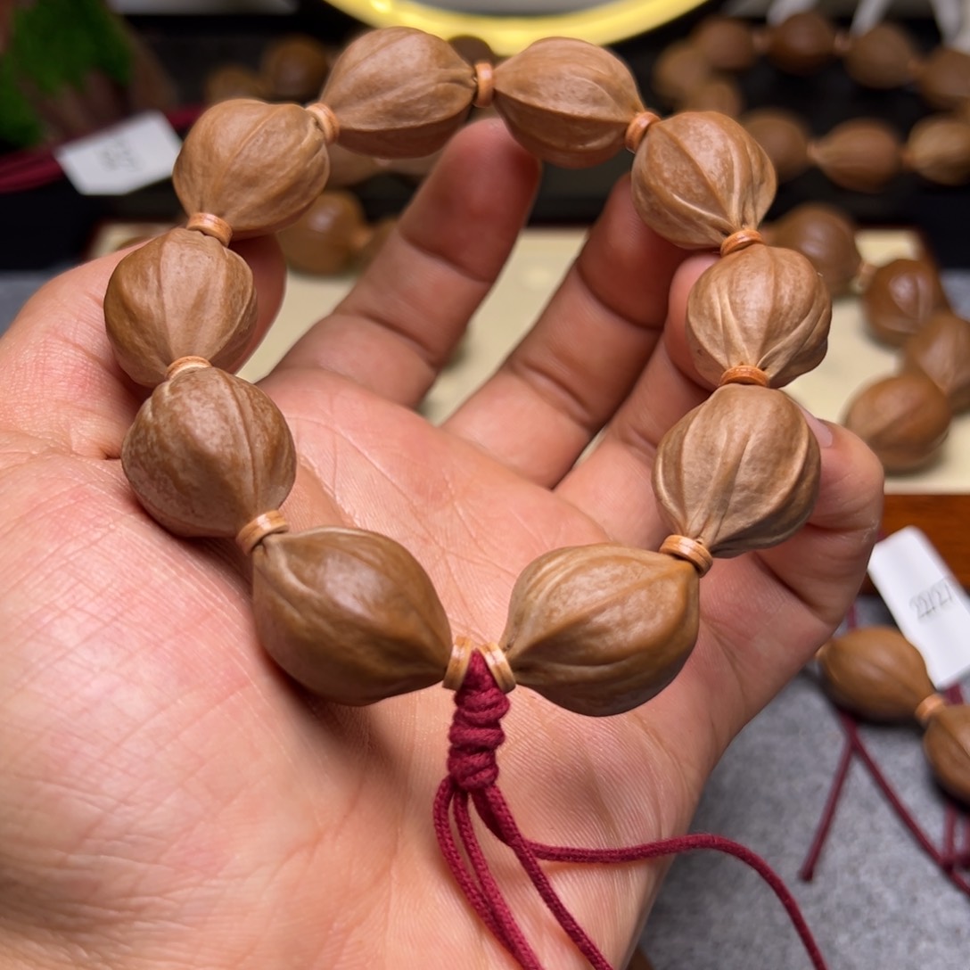 橄榄核手串/手链龙*梅林铁核19/25