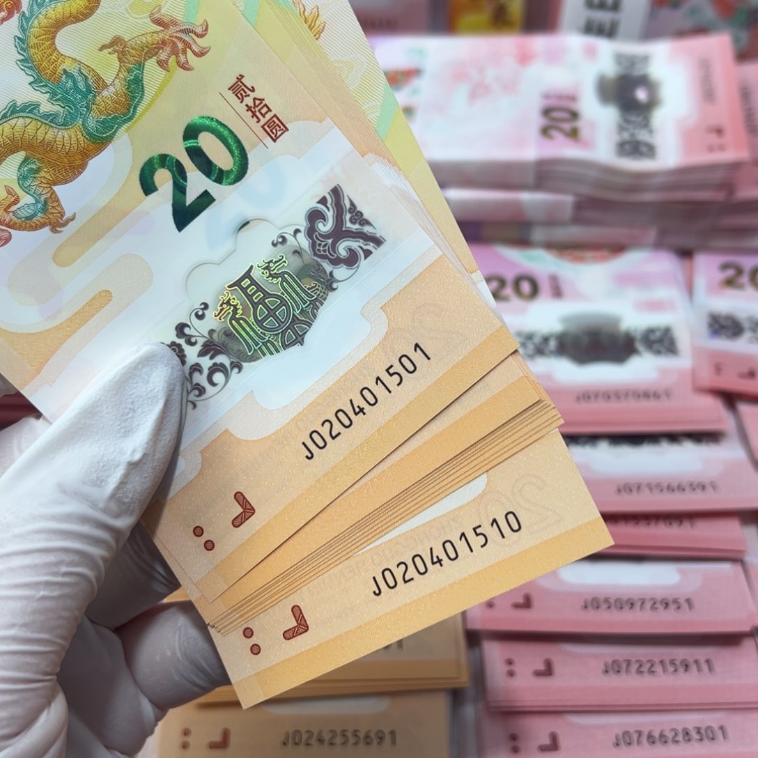 其他普通金属丁****排龙钞标十尾01501