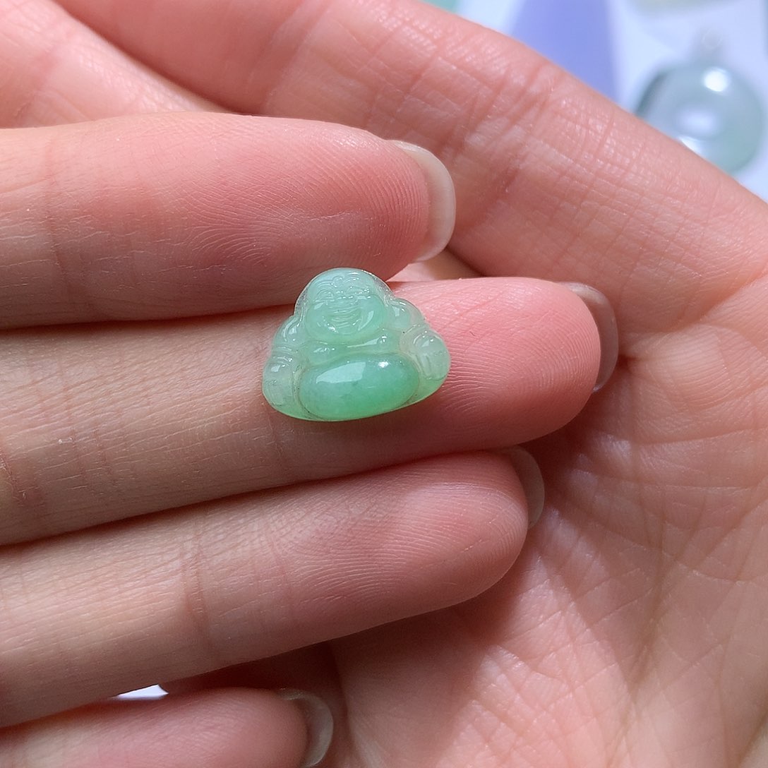 翡翠散珠翡翠绿佛公