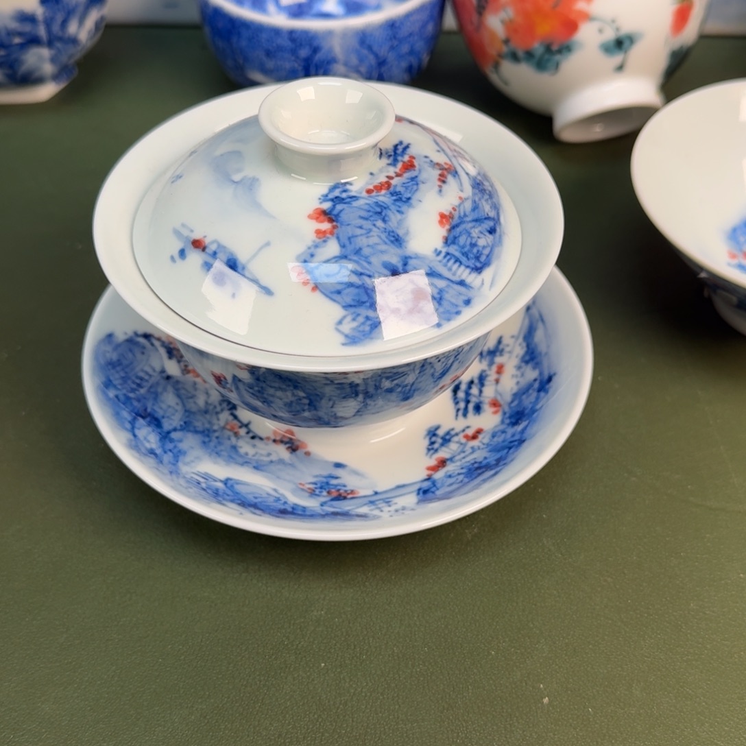 陶景德镇纯手绘茶具圆圆231