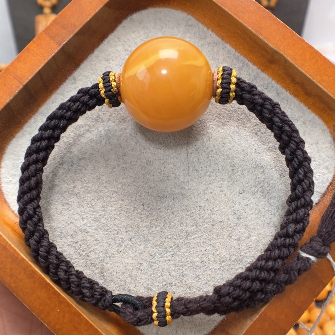 蜜蜡未镶嵌手绳蜜蜡