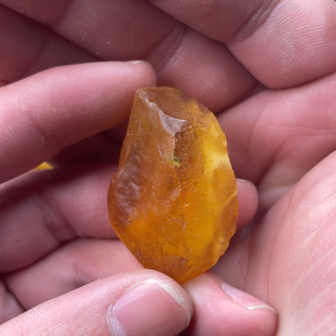 定制琥珀未镶嵌蜜蜡订制水滴